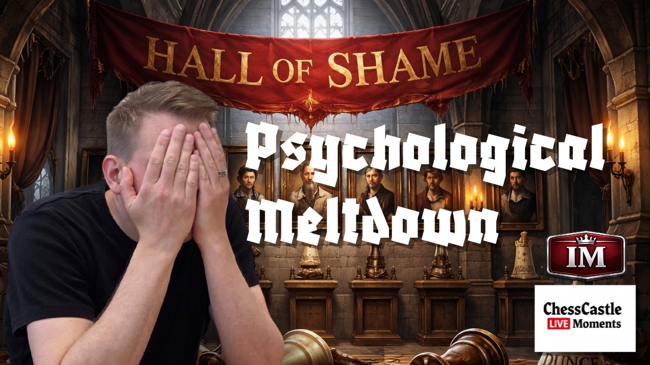 Psychological Meltdown — Hall of Shame | ChessCastle LIVE Highlight