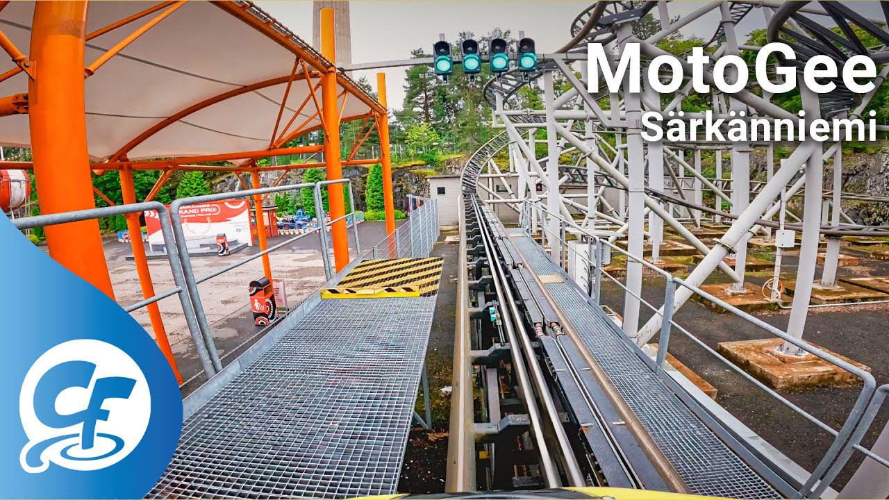 MotoGee front seat on-ride 5K POV @60fps Särkänniemi Amusement Park Sarkanniemi