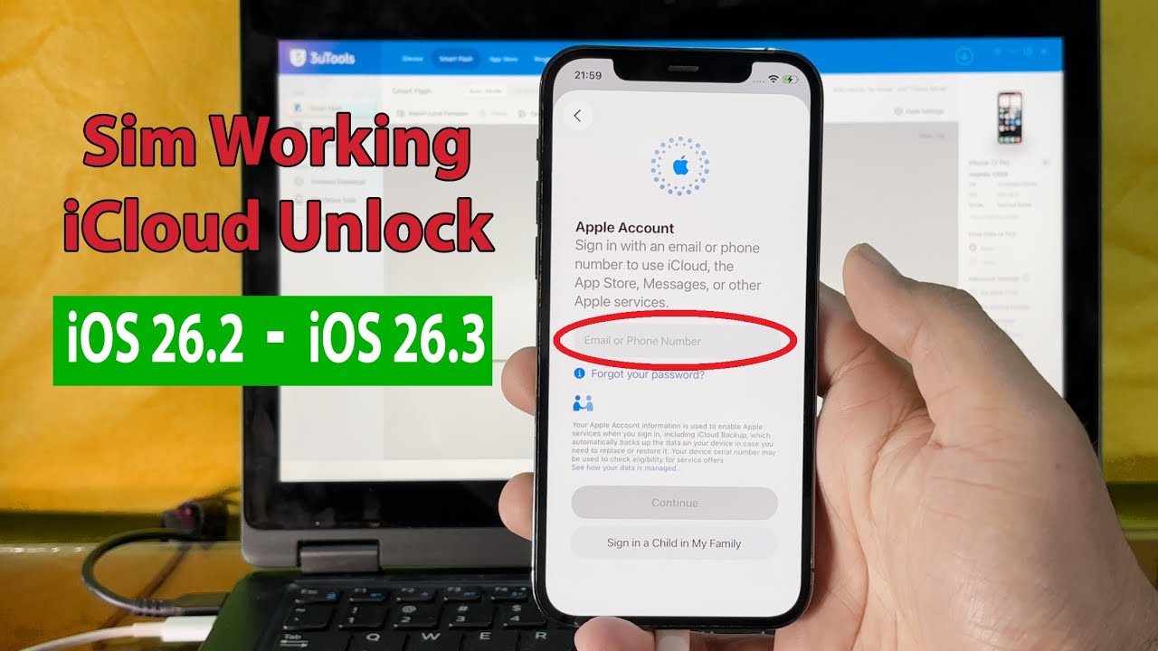 Обход разблокировки любого iCloud &mdash; iOS 26.2 навсегда | Работает на SIM-карте