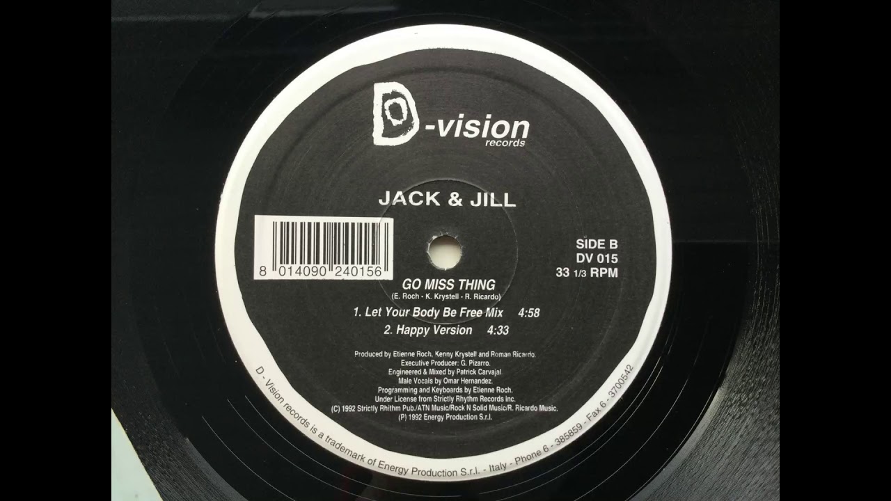 Jack & Jill - Go Miss Thing. D-vision Records