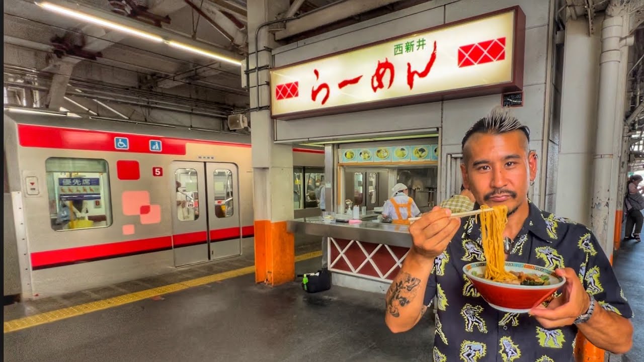 🍜 3 Puestos de COMIDA de ANDEN de TREN en Japon