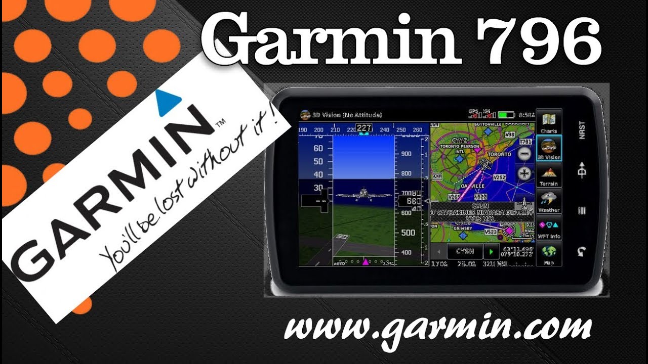 Garmin Aera 796 GPS with XM weather