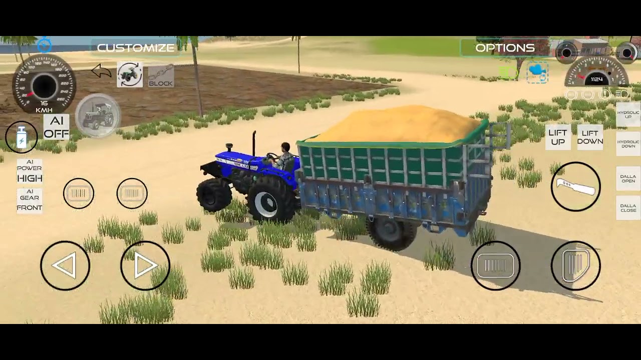 Tractor v/s tractor tochan game 🎮