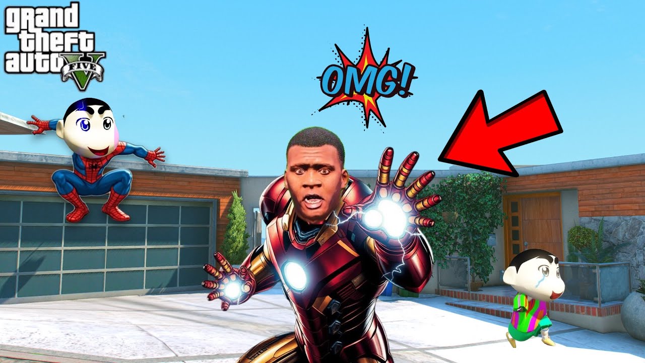 Shinchan Steals Franklin’s SUPERWATCH! 😱 But It Loses Charge in a Gang Fight! | GTA 5 Malayalam