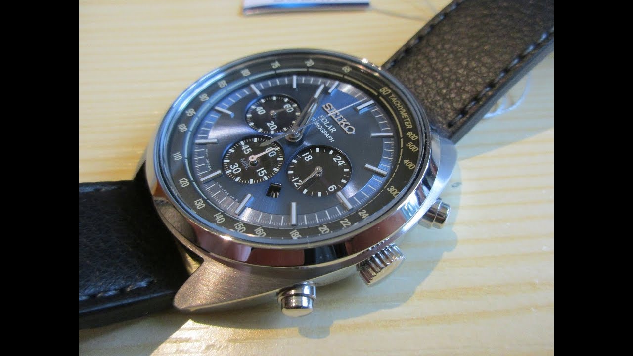 Seiko Solar Chronograph Watch SSC625P1 - Unboxing video  - Bought from the USA