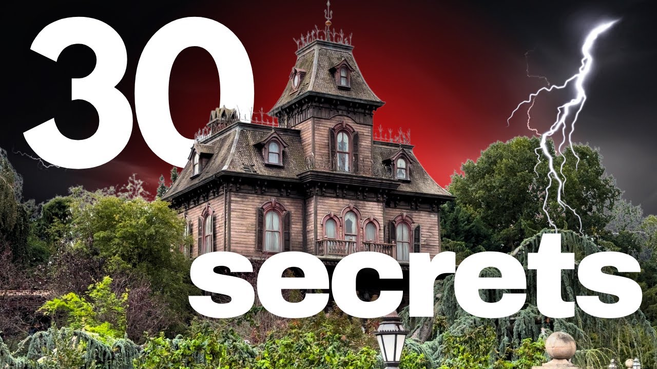 Les SECRETS du MANOIR HANTÉ de DISNEYLAND PARIS (Phantom Manor)