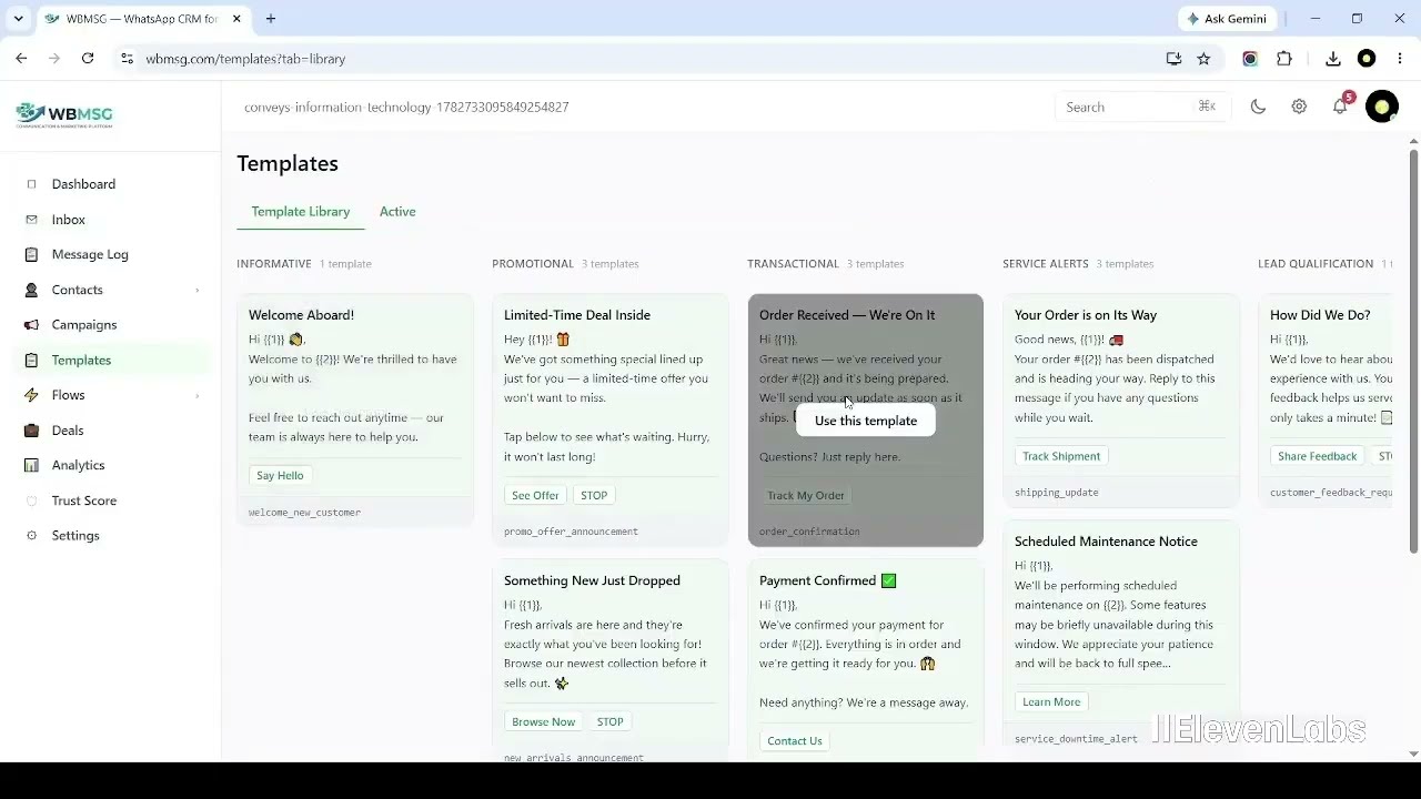 WhatsApp Message Templates Explained | WBMSG Templates Module | WhatsApp Business API
