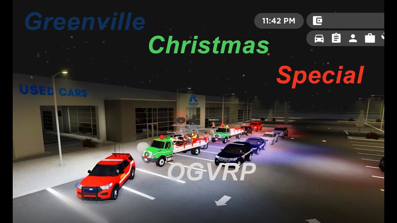 CHRISTMAS SPECIAL EVENT! | Roblox Greenville OGVRP