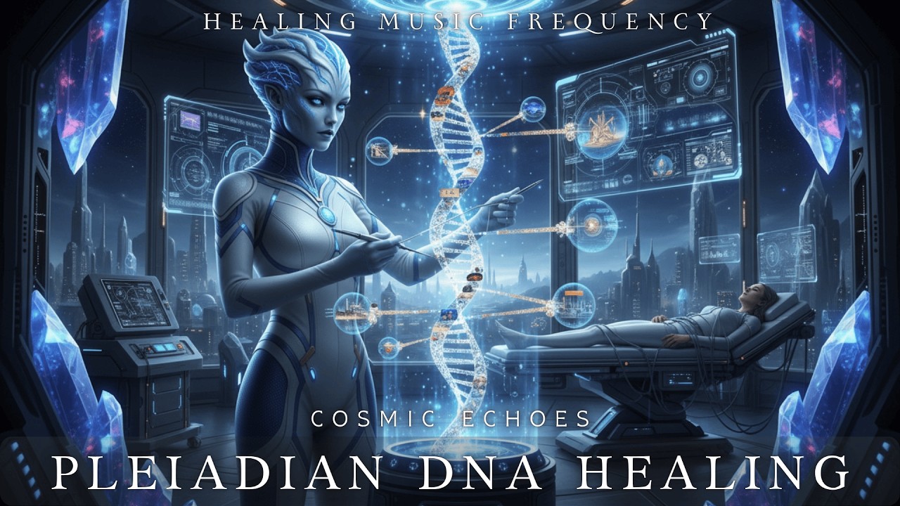 Pleiadian DNA Healing ✨ 432Hz Cosmic Echoes | Quantum Cellular Regeneration & Deep Soul Healing 🌌
