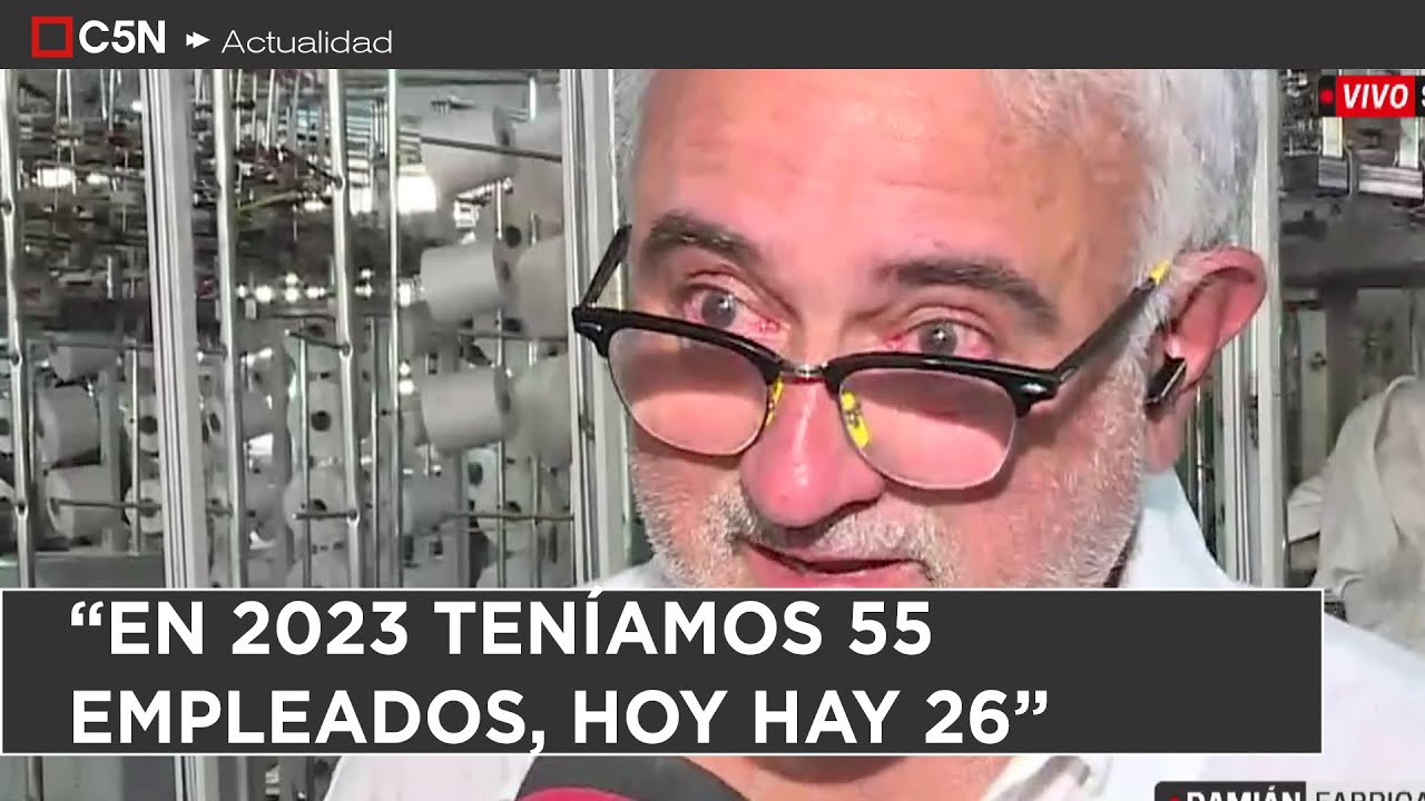 El drama de un fabricante textil: 