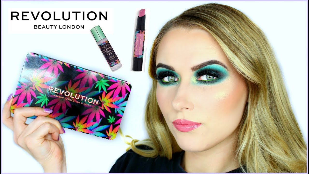 REVOLUTION CHILLED WITH CANNABIS SATIVA ОБЗОР ПАЛЕТКИ + РУКОВОДСТВО! | shivonmakeupbiz