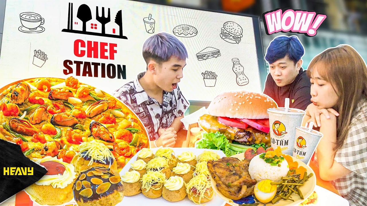 Quán Ăn Vạn Món tại Chef Station Có Ngon Như Lời Đồn !? | HEAVY Food Tour