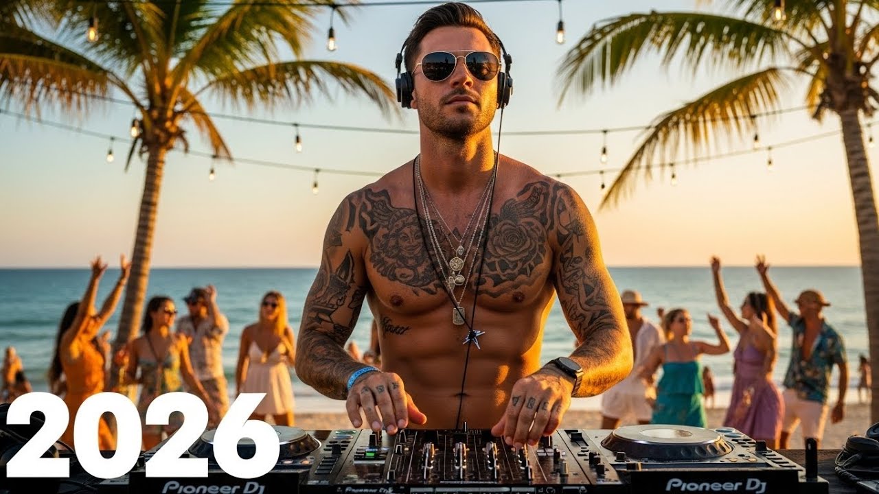 Tropical Sunset Mix 2026 🌅 Deep House Chill Out Summer Lounge Music Warm Breeze Ocean Waves
