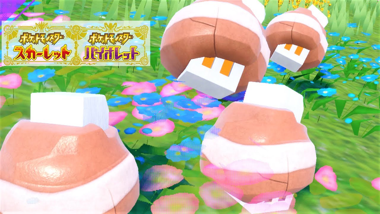 【可愛い】コジオ６匹に囲まれて癒されピクニック【ポケモンSV】