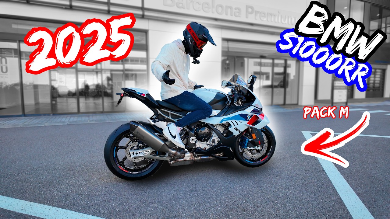 ESTA es la NUEVA BMW S1000RR M 2025! SOUNDCHECK Y MÁS! DrPOV