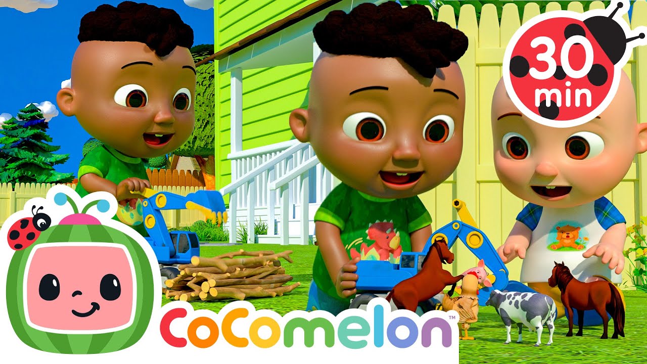 Cody's Excavator Toy | CoComelon Cody Time | Nursery Rhymes and Kids Songs | After School Club