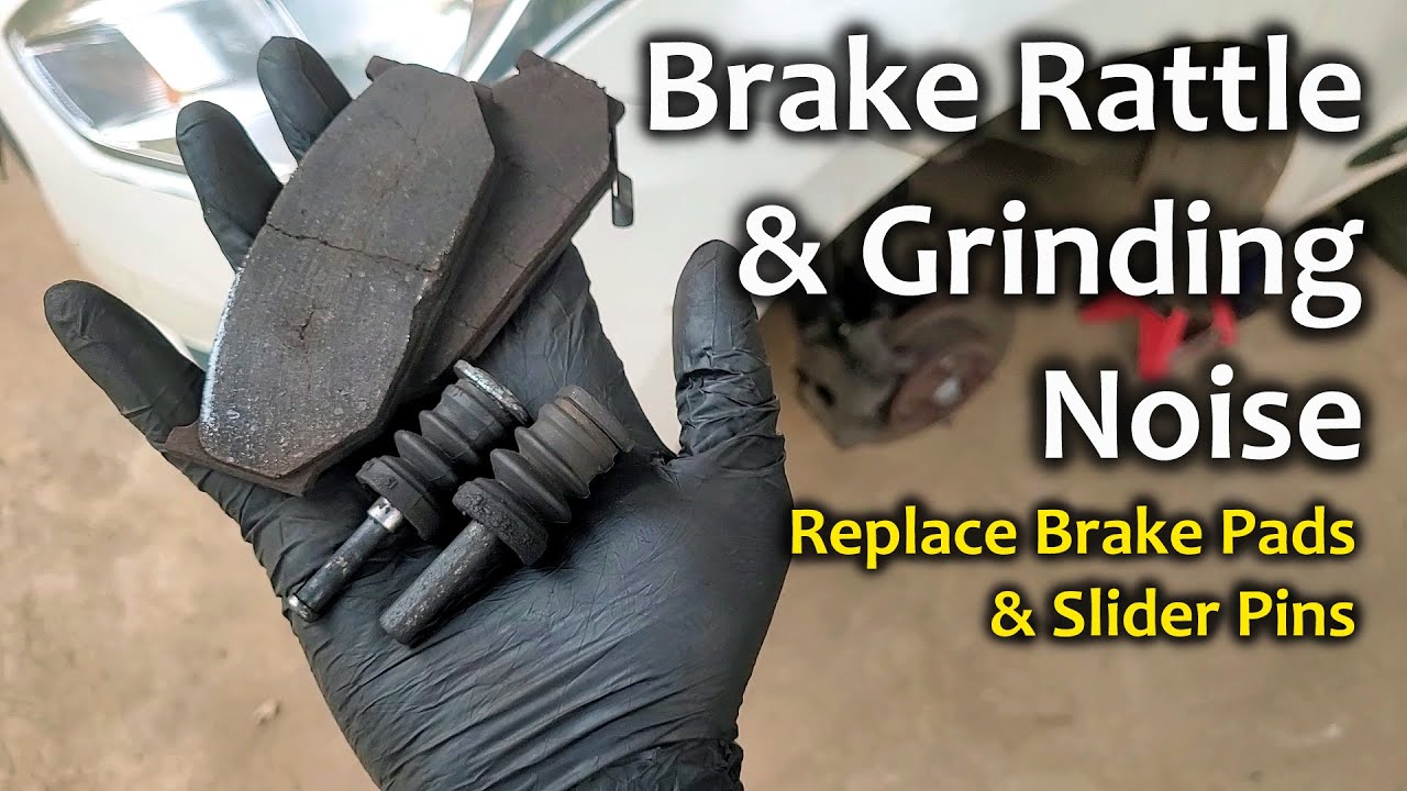 Fix Brake Rattle and Grinding Noise | Replace Brake Pads and Caliper Slider Pins