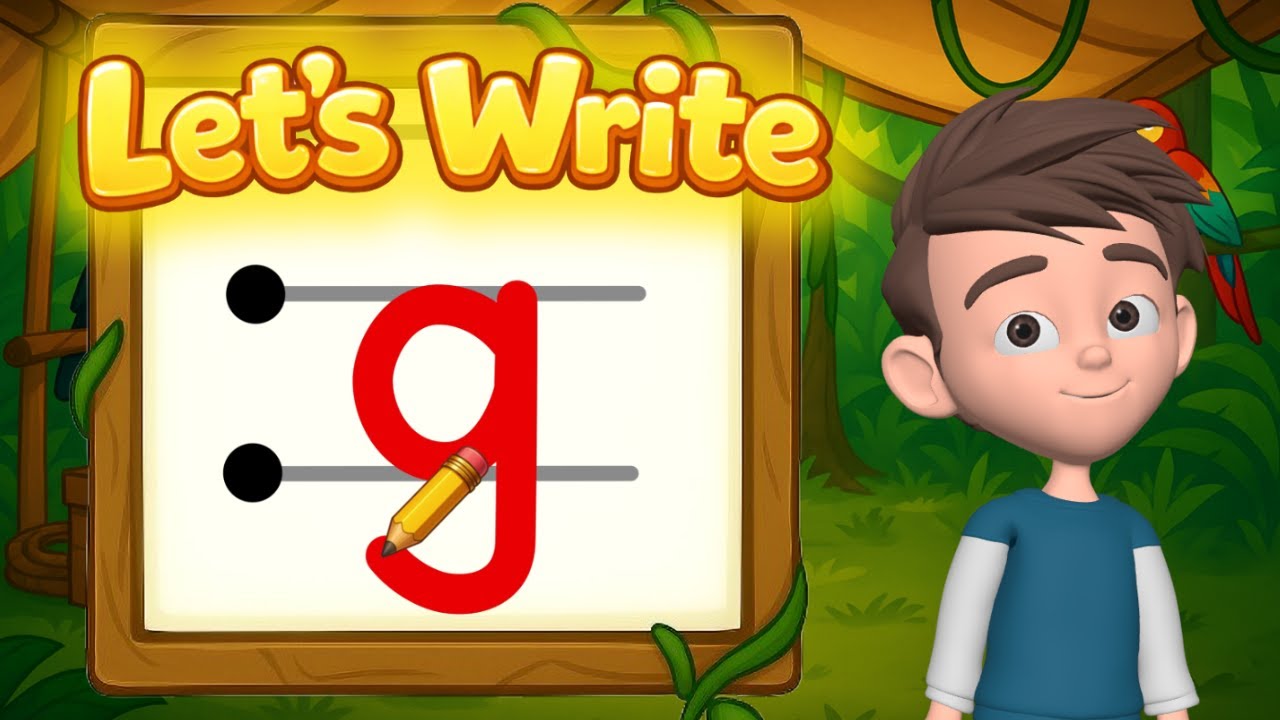 ✏️ Quick Write – Lowercase g, Practice Writing the Letter g #handwriting   #handwritingpractice