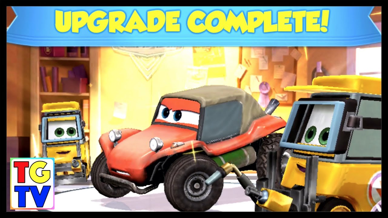 Disney Cars Sandy Dunes vs Chick Hicks, Blue Grit | Cars Fast as Lightning