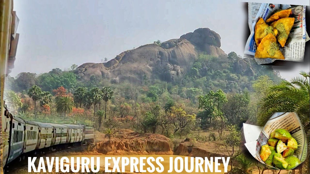 Kaviguru express journey via Dumka *Amazing view of Mandar Hill*