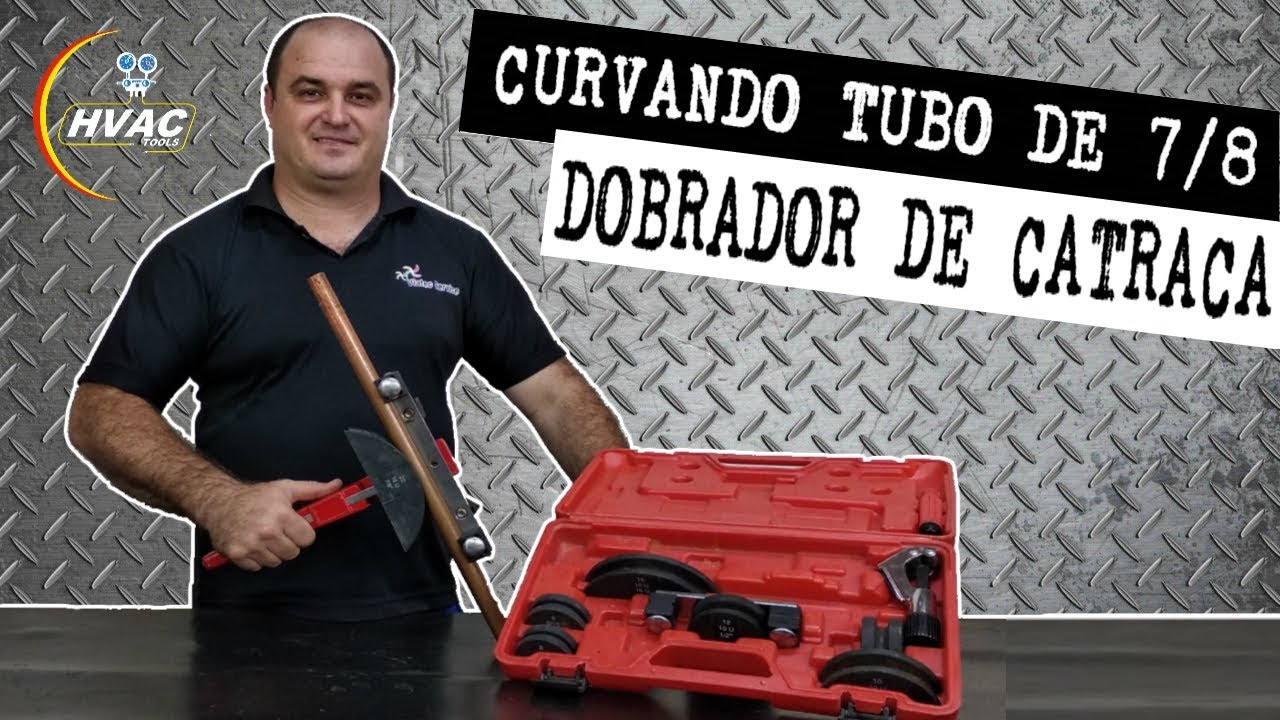 Dobrador de Tubos de Cobre de Catraca, Curvando 7/8
