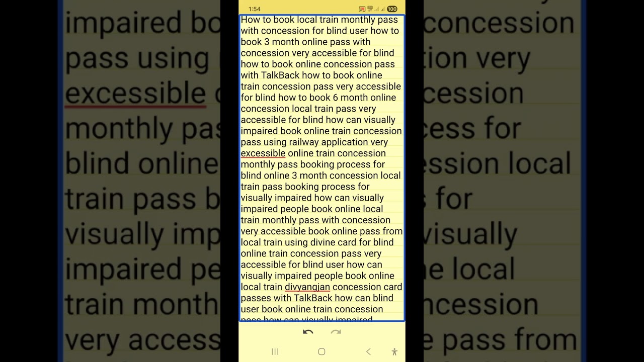 how to book monthly train online pass with concession very accessible for blind use divyangjan card