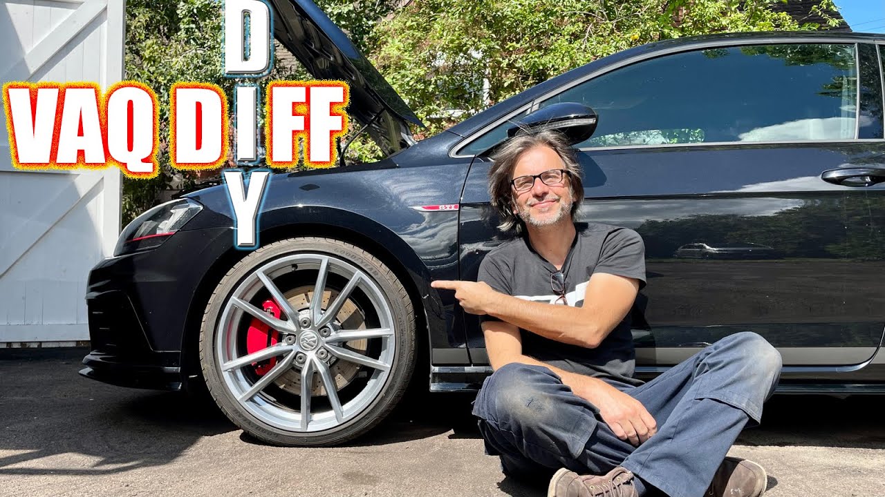 VW VAQ DIFF OIL CHANGE - DRIVEWAY DIY - GOLF 7 7.5 GTI PERFORMANCE CLUBSPORT TCR MK3 SEAT LEON CUPRA