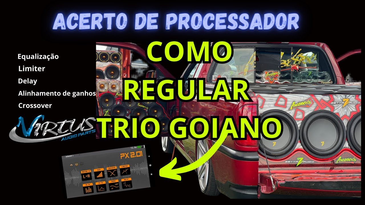 Regulagem de processador Trio goiano