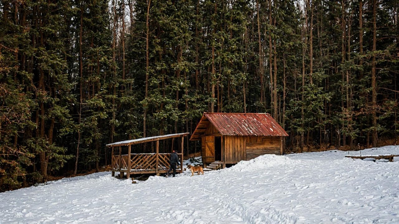 24 Hours in a traditional Russian log cabin