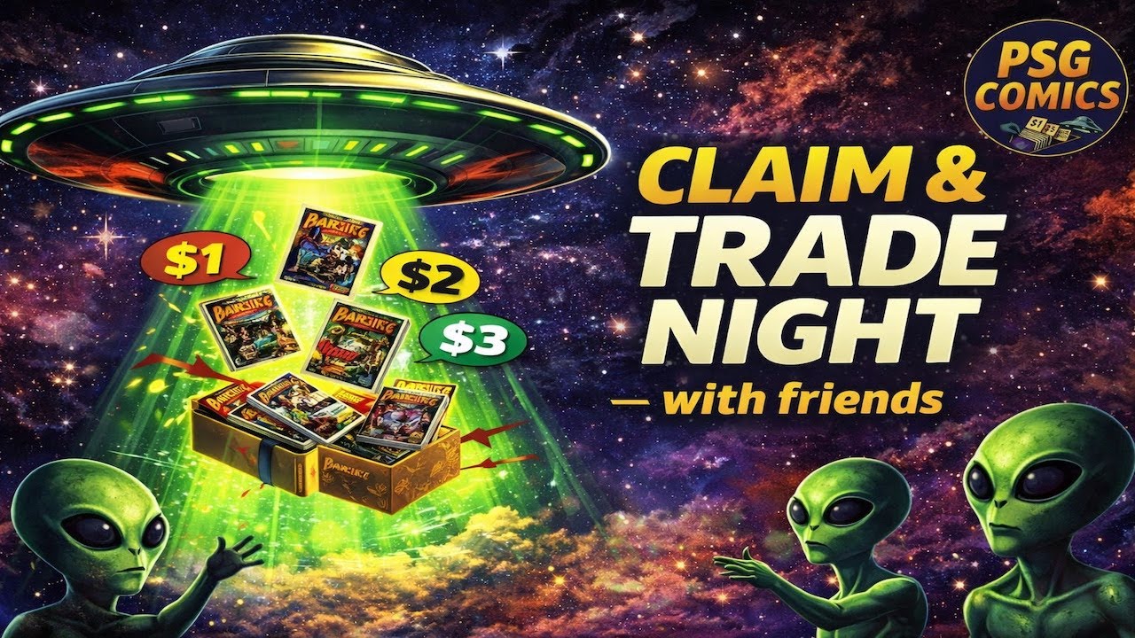 🛸 MONDAY LIVE Comic Claim Sale — $0.50–$5 Cheap Comics | PSG Comics