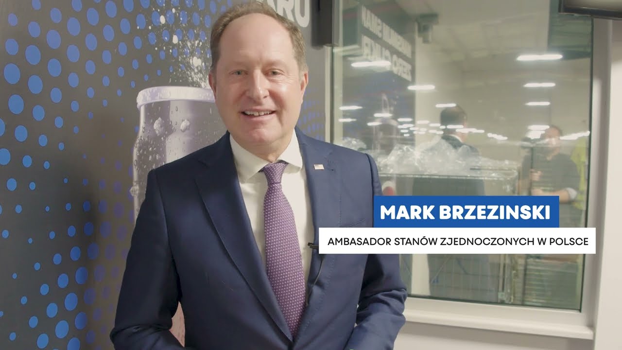 Ambasador USA Mark Brzezinski z wizytą w zakładzie PepsiCo w Michrowie