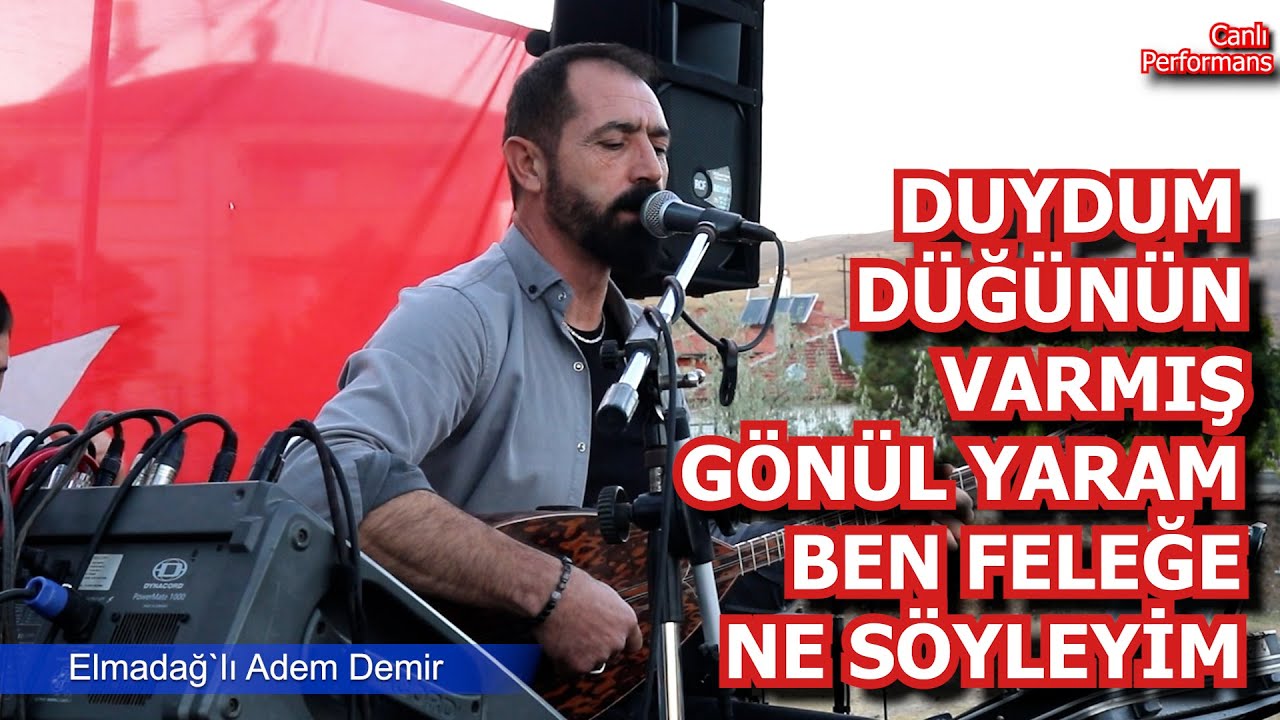 DUYDUM DÜĞÜNÜN VARMIŞ-GÖNÜL YARAM-BEN FELEĞE NE SÖYLEYİM-ELMADAĞLI ADEM DEMİR