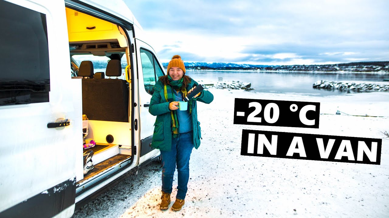 WINTER VAN LIFE In The ARCTIC Circle (Van Life Europe)