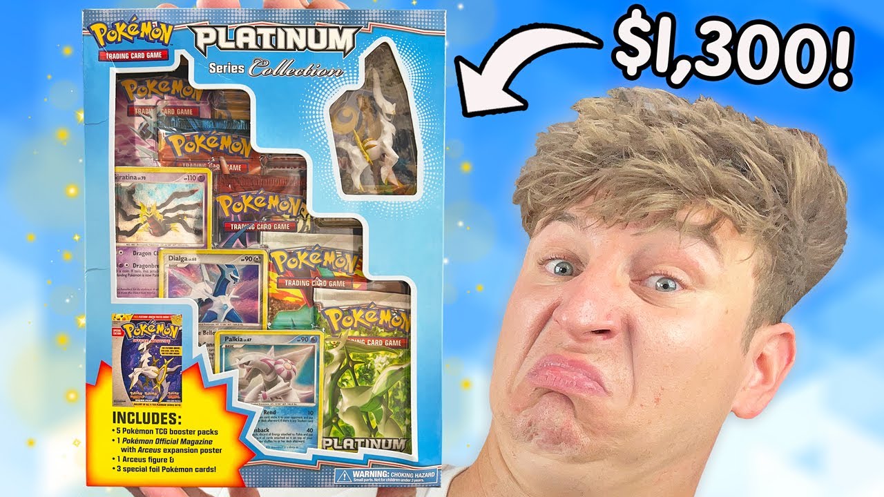 I Opened A $1,300 Platinum Box Of Pokemon Cards...
