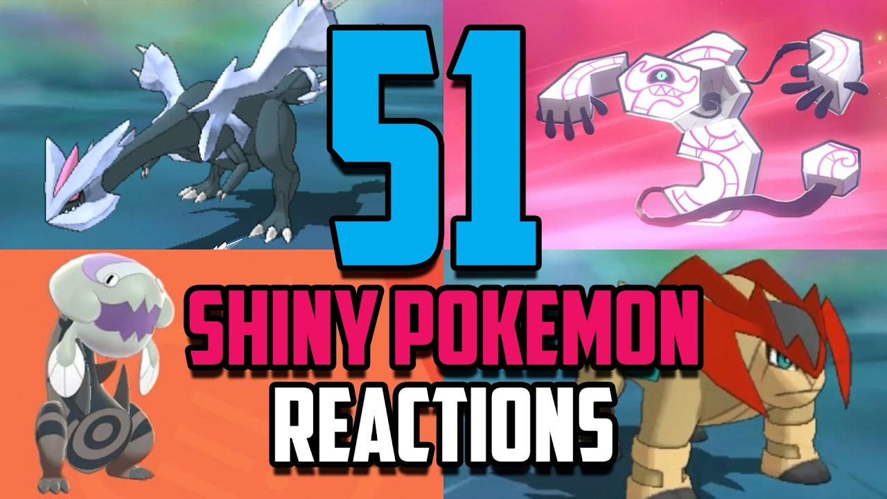 51 INCREDIBLE Shiny Reactions! Pokemon Sword & Shield, Ultra Sun & Moon Shiny Montage!