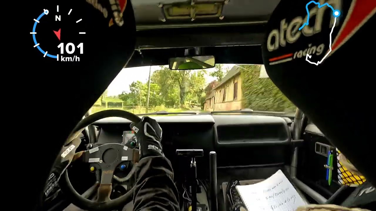 Rallye d'Envermeu 2024 ES6 ONBOARD Renault 11 F2/14 #23 | Ammeloot Nicolas - Toussaert Jean Luc