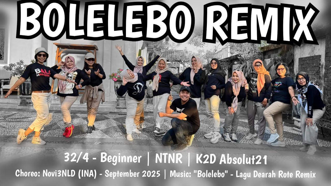 Bolelebo Remix Line Dance | Beginner | Novi3NLD (INA) - September 2025