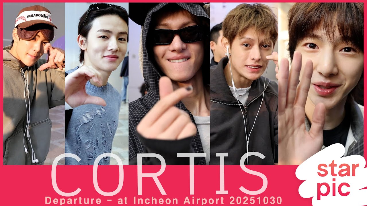 코르티스 '멋진 굿모닝 인사' [STARPIC] / CORTIS Departure - at Gimpo Airport 20251030