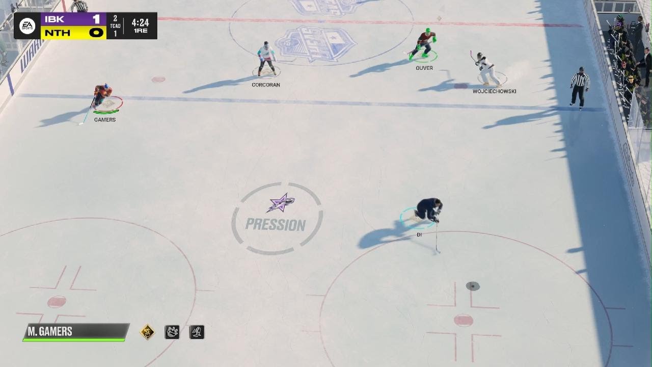 NHL 25 CHEL Jeu Rapide 3v3 lost 2-4 Game 1