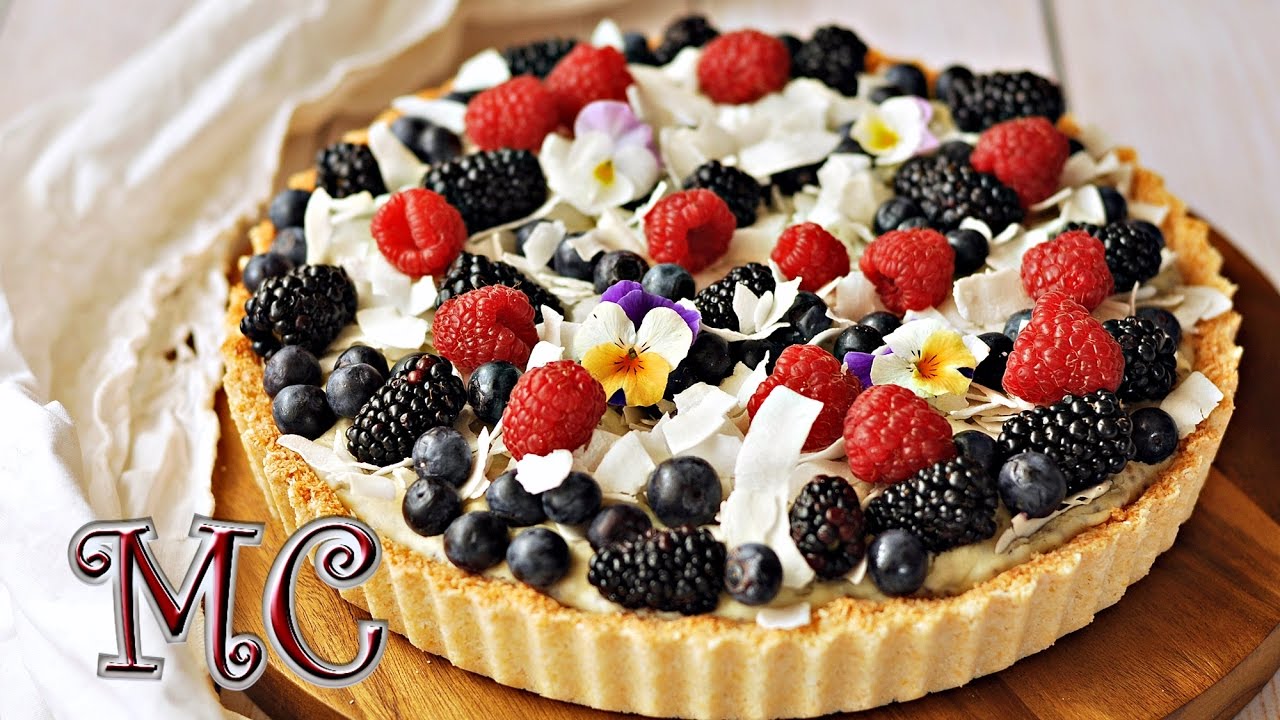 Tarta kokosowa z chia bez cukru, bez glutenu, wegańska – Mała Cukierenka