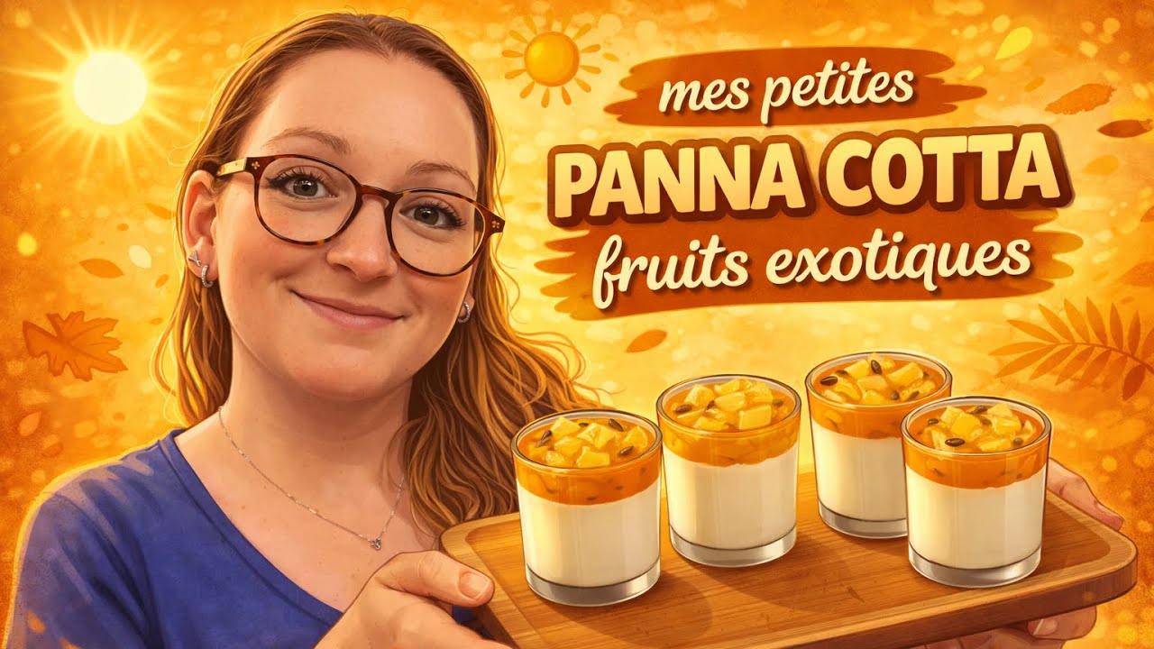 Panna Cotta aux fruits exotiques 