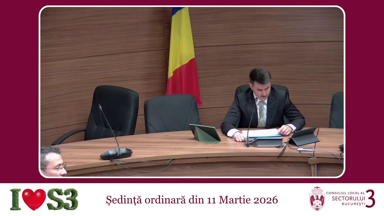 Ședință ordinară din 11 Martie 2026