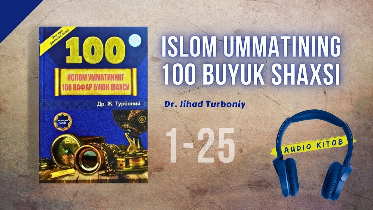Islom ummatining 100 buyuk shaxsi: 1-25 | Dr. Jihad Turboniy