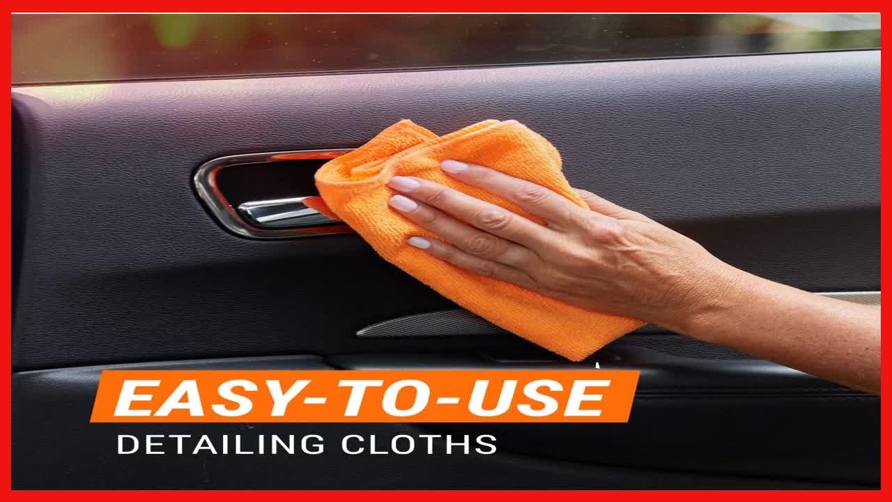 Get A Showroom Clean Finish With Versatile Microfiber Towels For Every Task