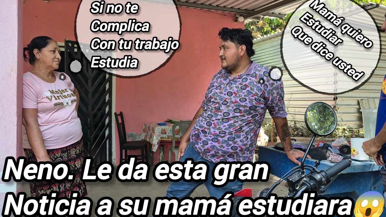 Wow Nenon le da una buena y mala noticia a su mamá 😱eya llora al saber esto😭