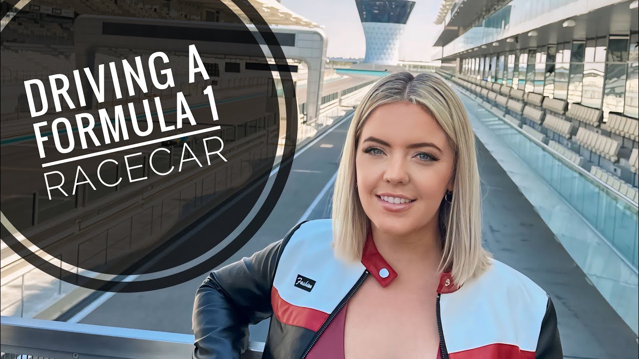 Driving on Yas Marina Circut Formula Yas 3000, Abu Dhabi & Venue Track Tour!