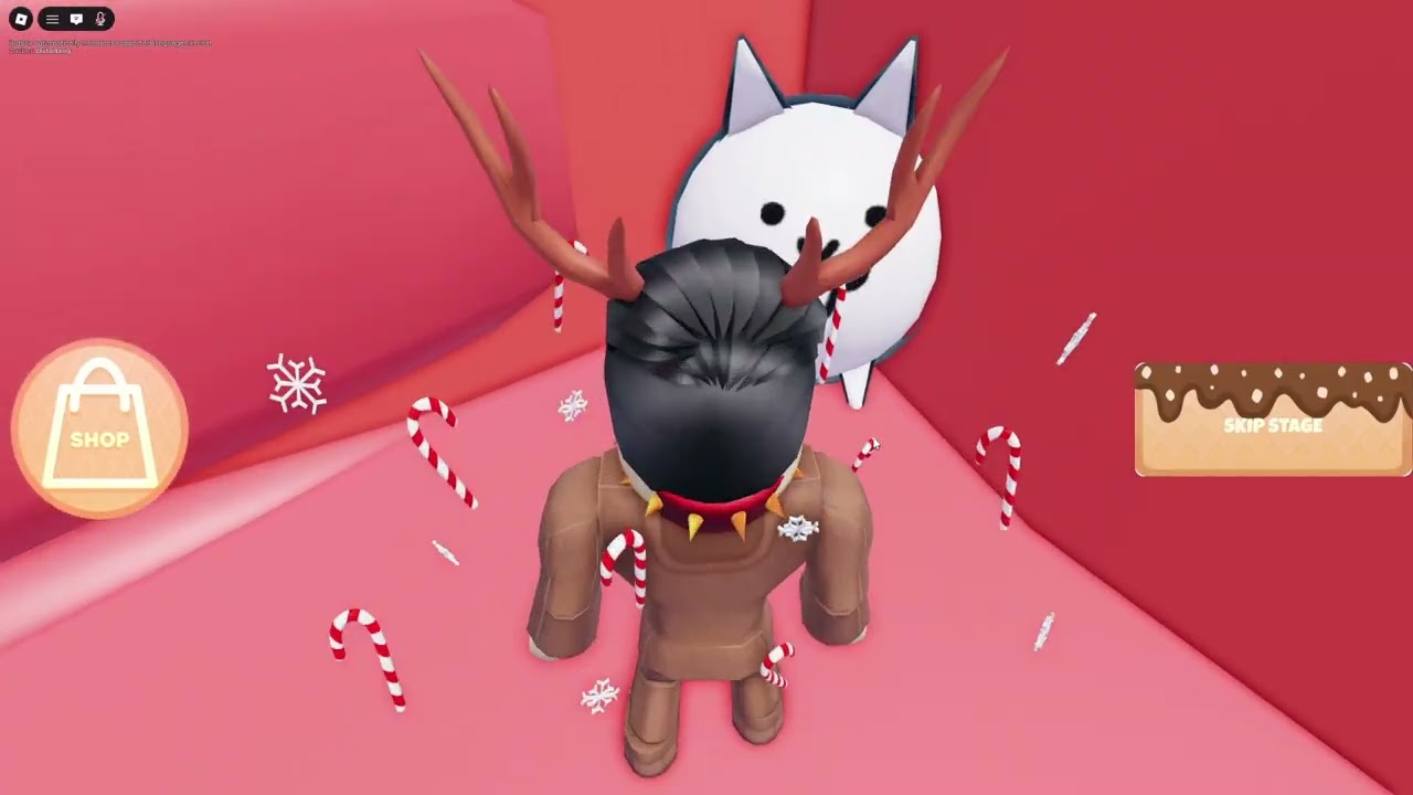 Roblox Escape the Evil Gingerbread Obby - All Badges - No Deaths #robloxparkour #robloxchristmas