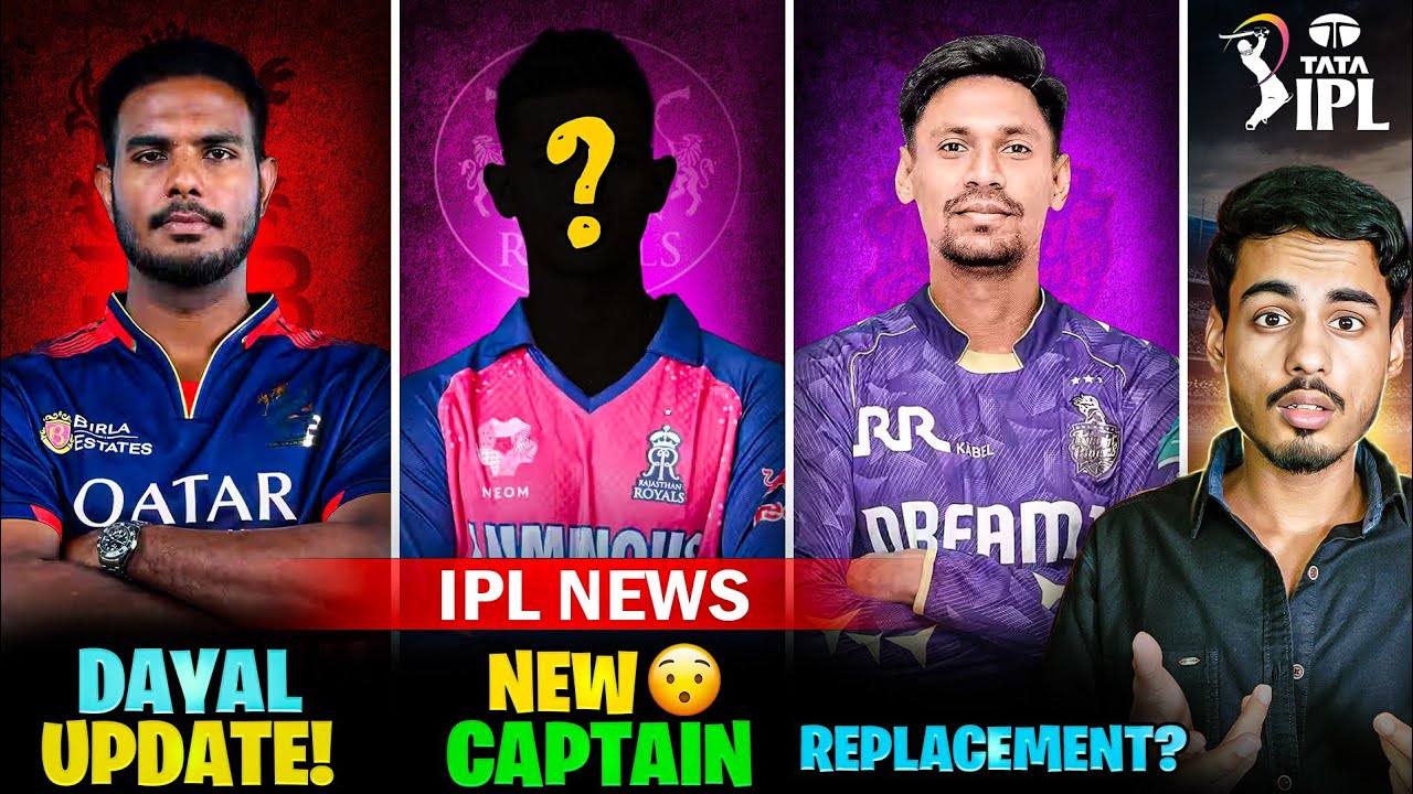 IPL 2026 News : Mustafizur Replacement? | TROUBLE for RCB! 😑 | RAJASTHAN New Captain 🔥 | Cric Point