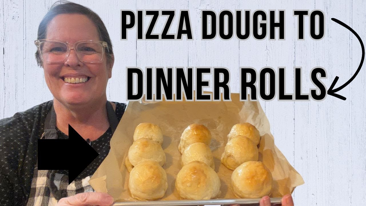 Turn Pizza Dough Into Dinner Rolls | Simple Homemade Bread Recipe