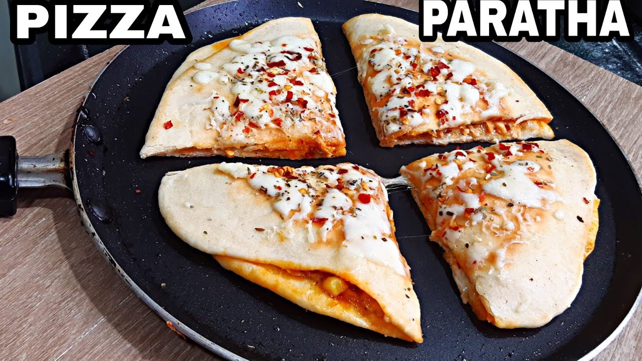 डॉमिनोज़ पिज़्ज़ा पराठा | Domino's Paratha Pizza - Epic Fusion of Pizza & Paratha | Dominos recipe